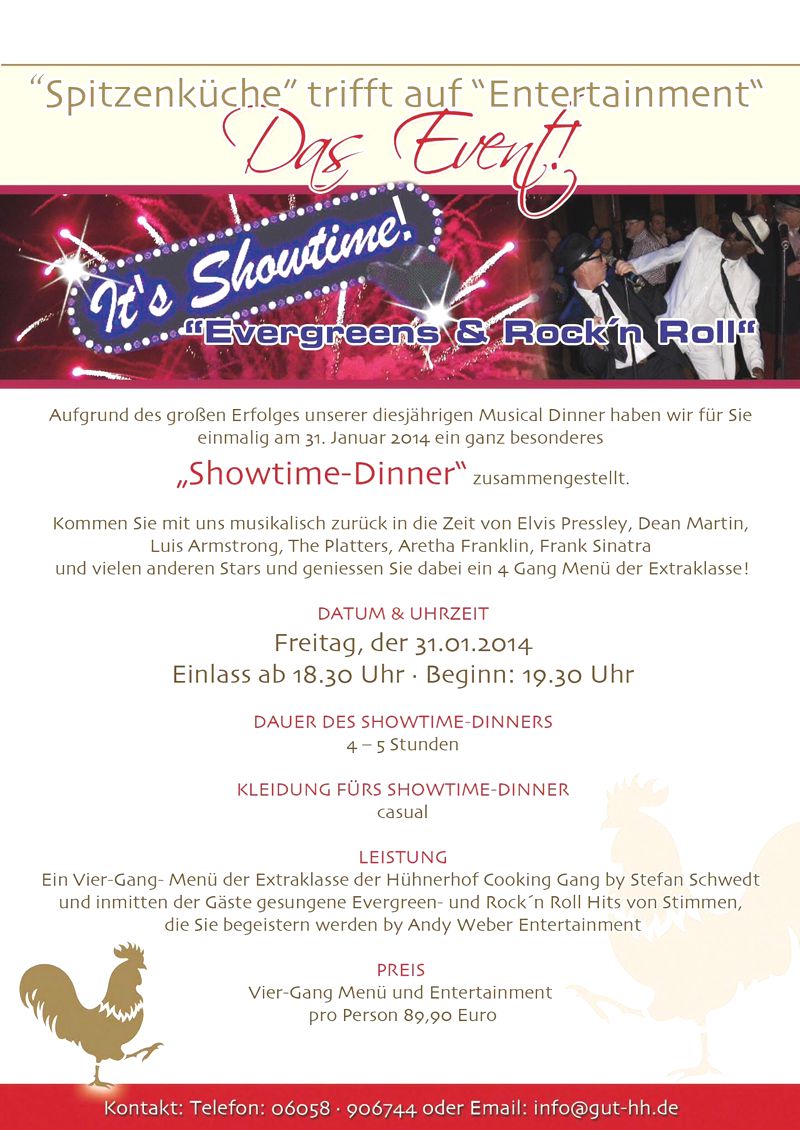 Gutsschänke Hühnerhof - Event Dinner 2014